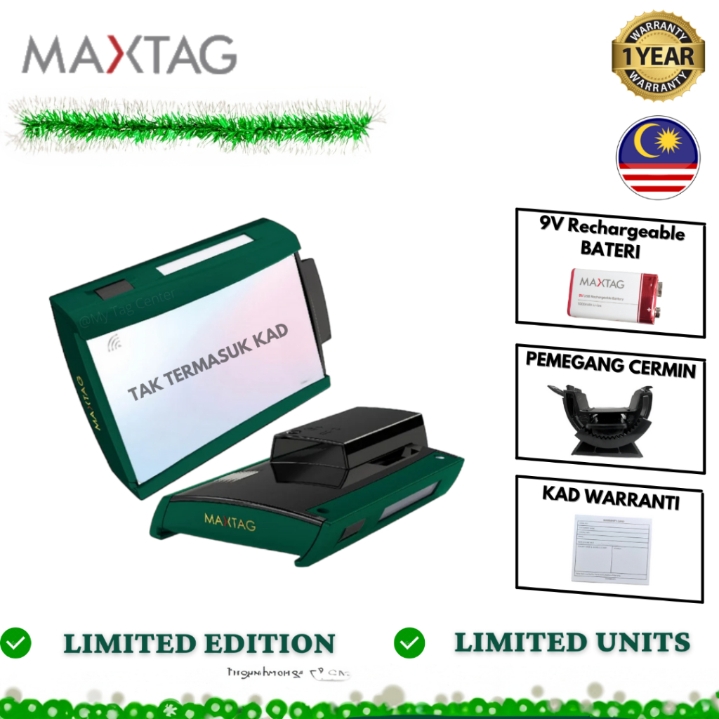 MaxTag Raya Green Smart Original Tag 1 Year Warranty | Shopee Malaysia