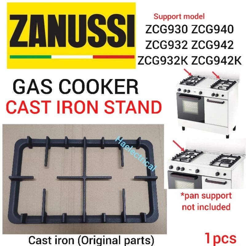 zanussi gas cooker cast iron stand ZCG930 ZCG940 ZCG942 ZCG932 ZCG942K