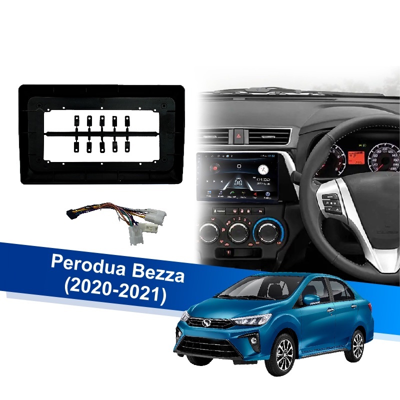 [PLUG AND PLAY] Android Player Casing with Socket - Perodua BEZZA 2020 ...