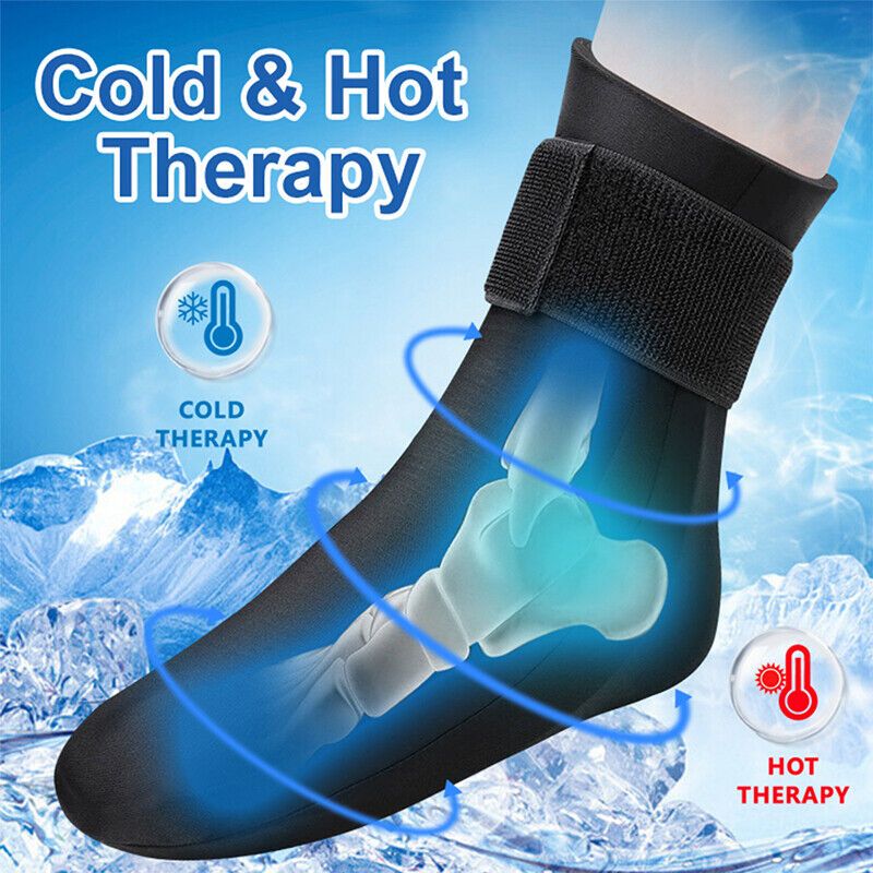 New Ice -Footed Set Of Hot And Cold Compresses Dual -Use Solid Gel ...