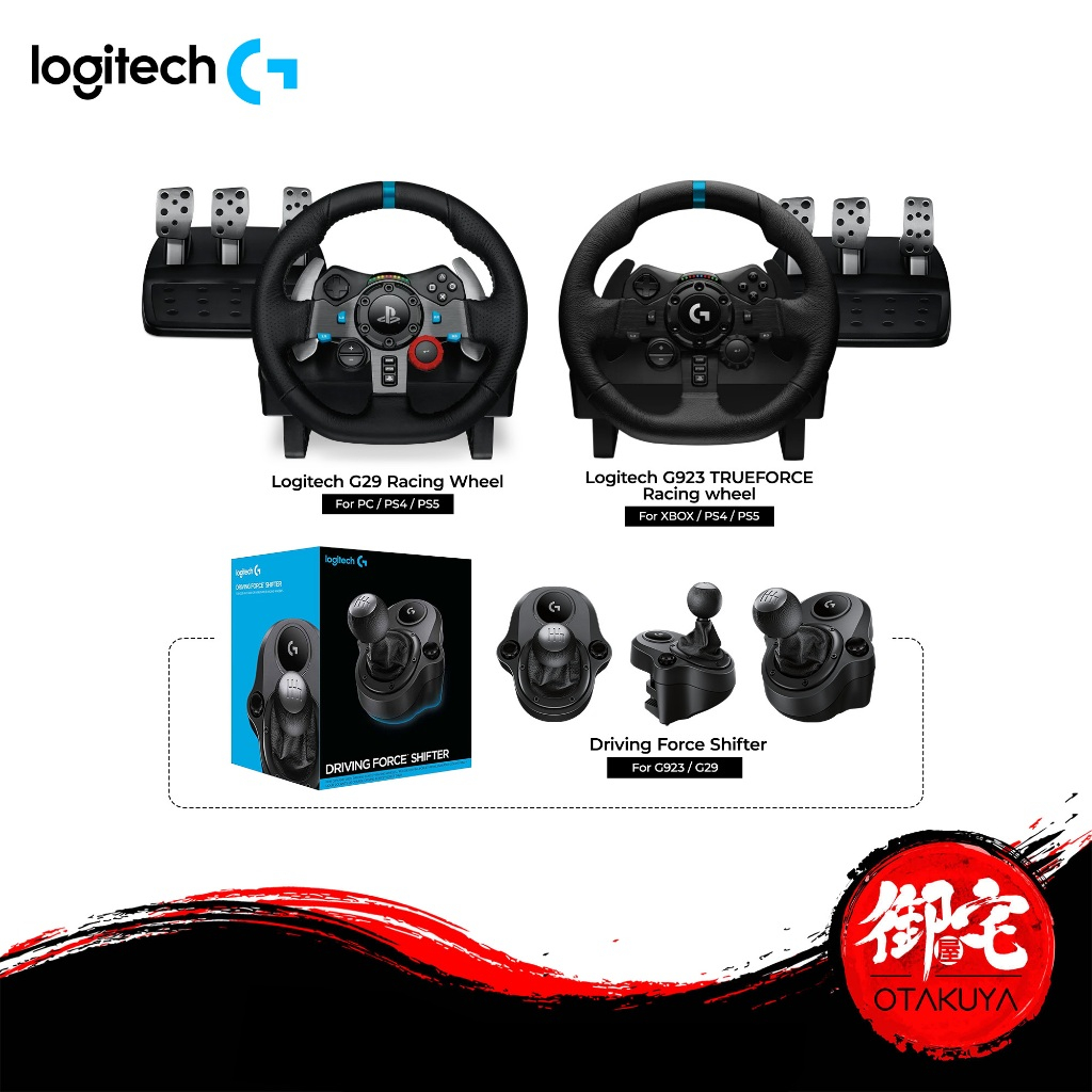 6.15 SALE】Logitech G923 / G29 Steering Wheel + Pedal + Shifter for PC / PS5  / PS4 (2 Years Official Warranty) | Shopee Malaysia