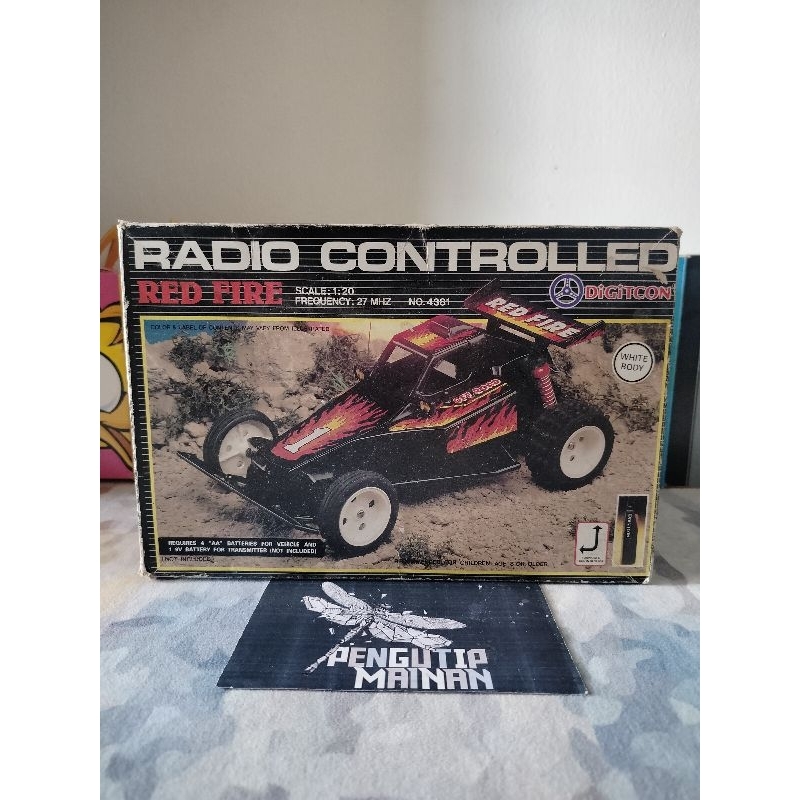 [Vintage RC] 1/20 Digitcon Red Fire (White Body Variant) | Shopee Malaysia