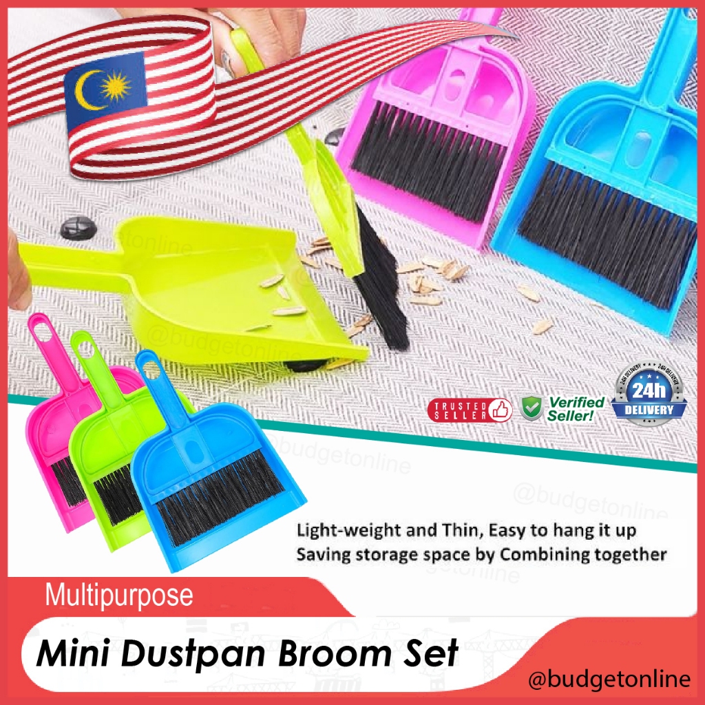 Mini Dustpan Cleaning Broom Set Multipurpose Sweeping Hand Brush Drawer ...