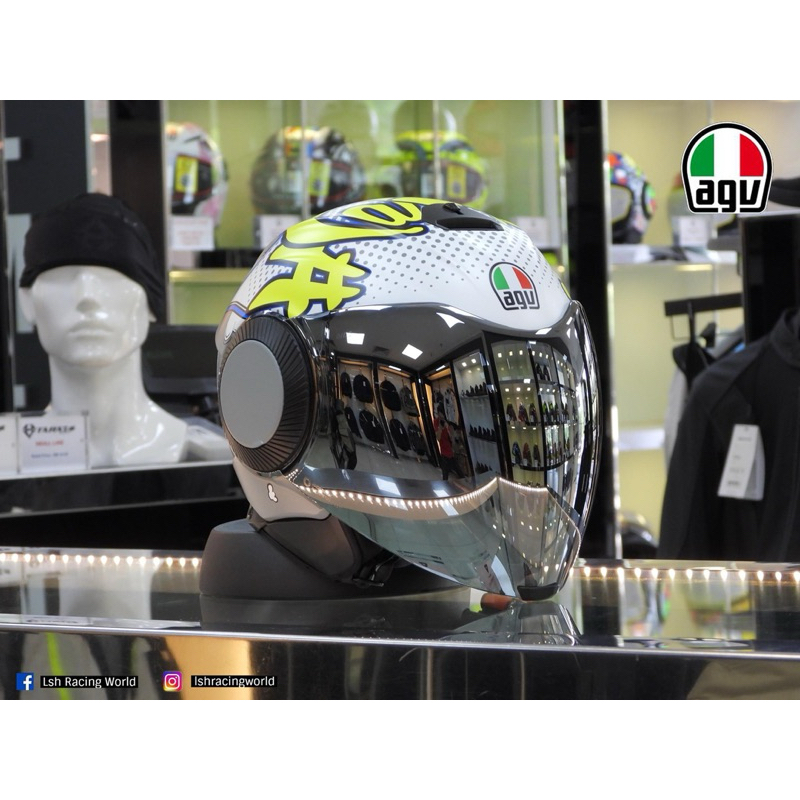 AGV Orbyt Vibes Helmet (Color Visor Sold Separately) | Shopee Malaysia