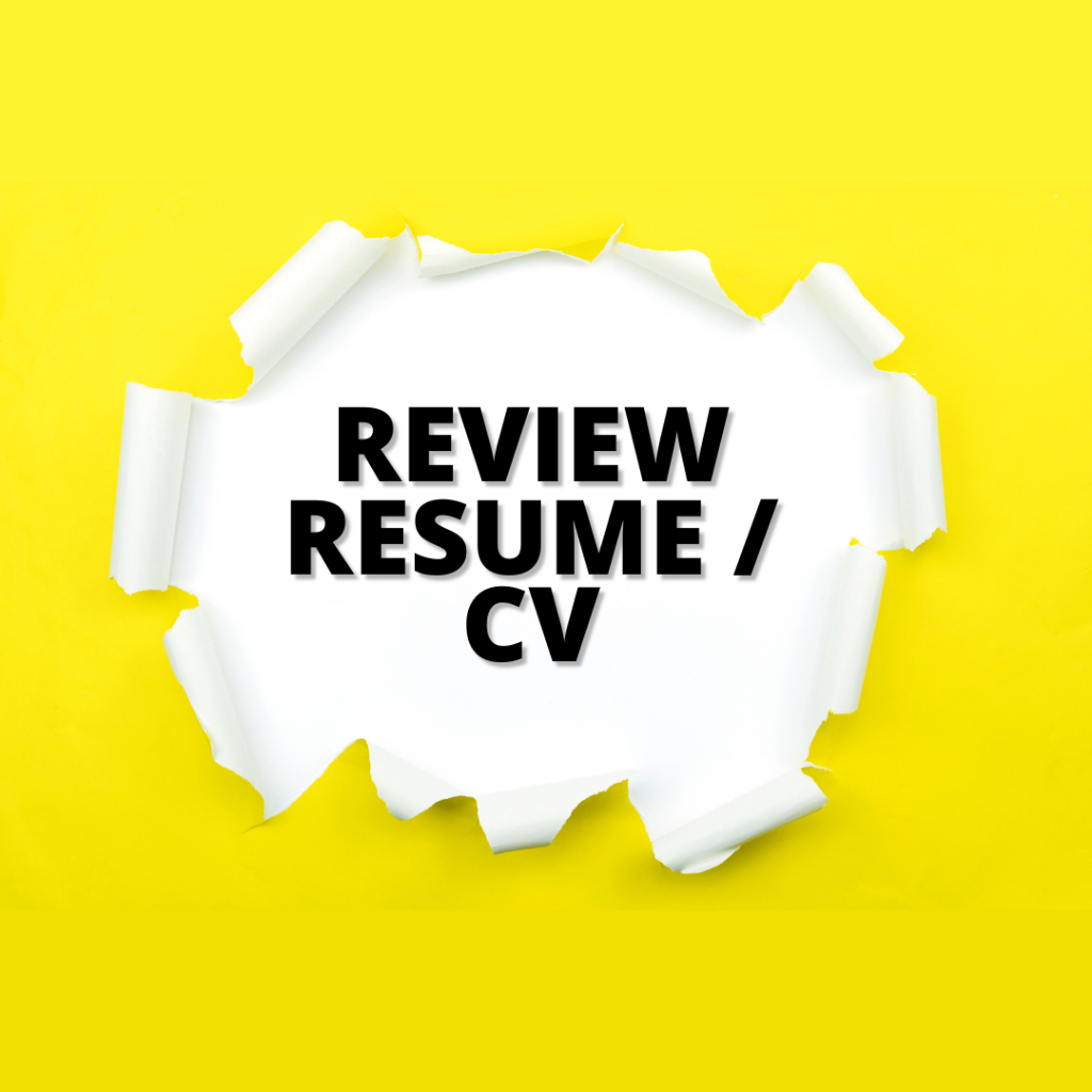 Review Resume/Curriculum Vitae (CV) | Shopee Malaysia