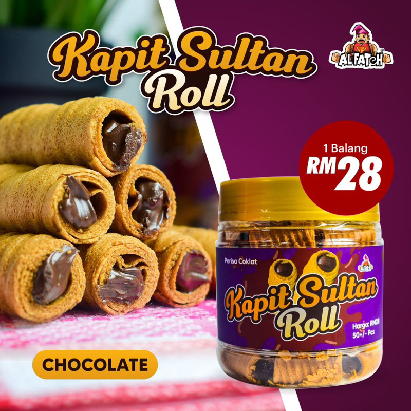 Kapit Sultan Roll - Coklat | Shopee Malaysia