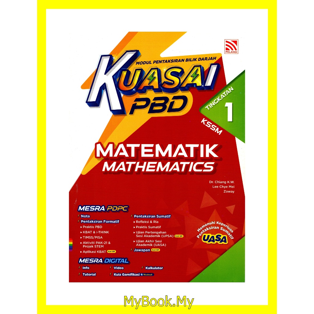 *BARU* MyB Buku Latihan : Matematik Mathematics Tingkatan 1 Kuasai PBD ...