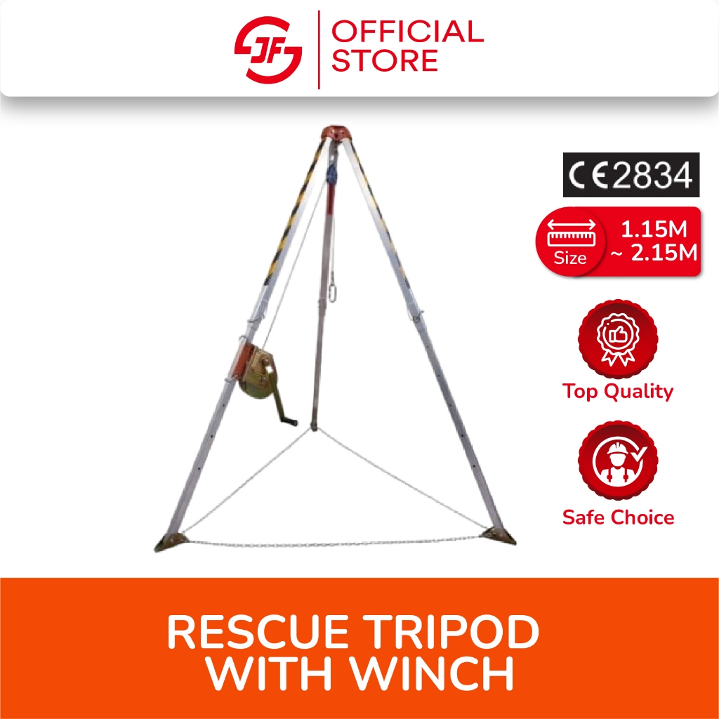 Rescue Tripod With Winch Multi-Function Portable Emergency Fall ...