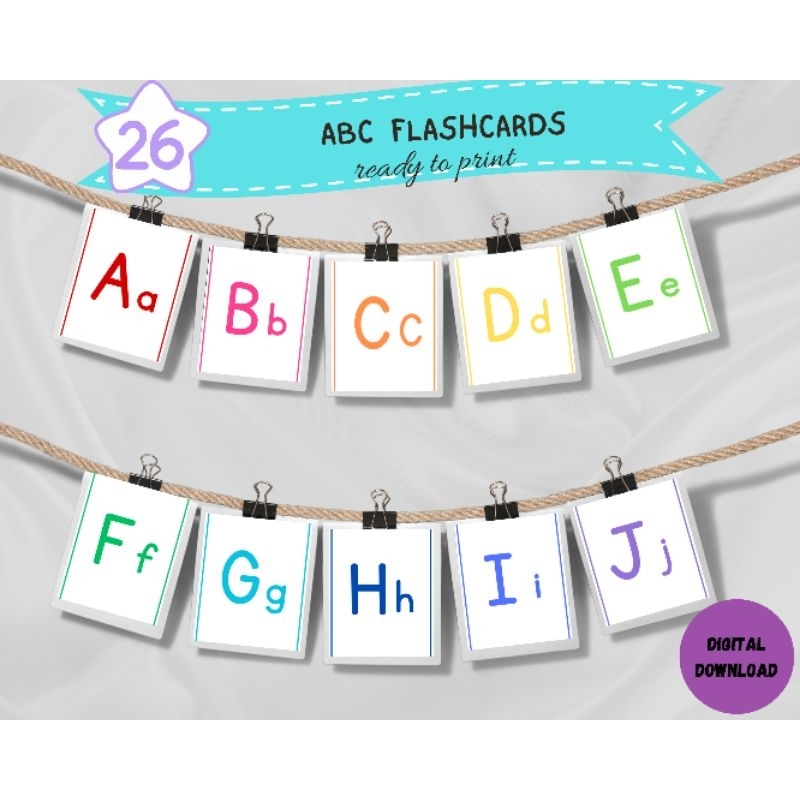 ABC Flash Cards | Alphabet Flash Cards | A to Z Flash Cards | Pre ...