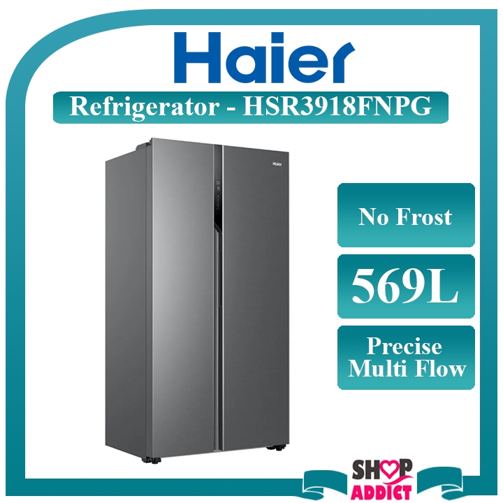 Haier Side By Side Series Twin Inverter Refrigerator (569L) HSR3918FNPG