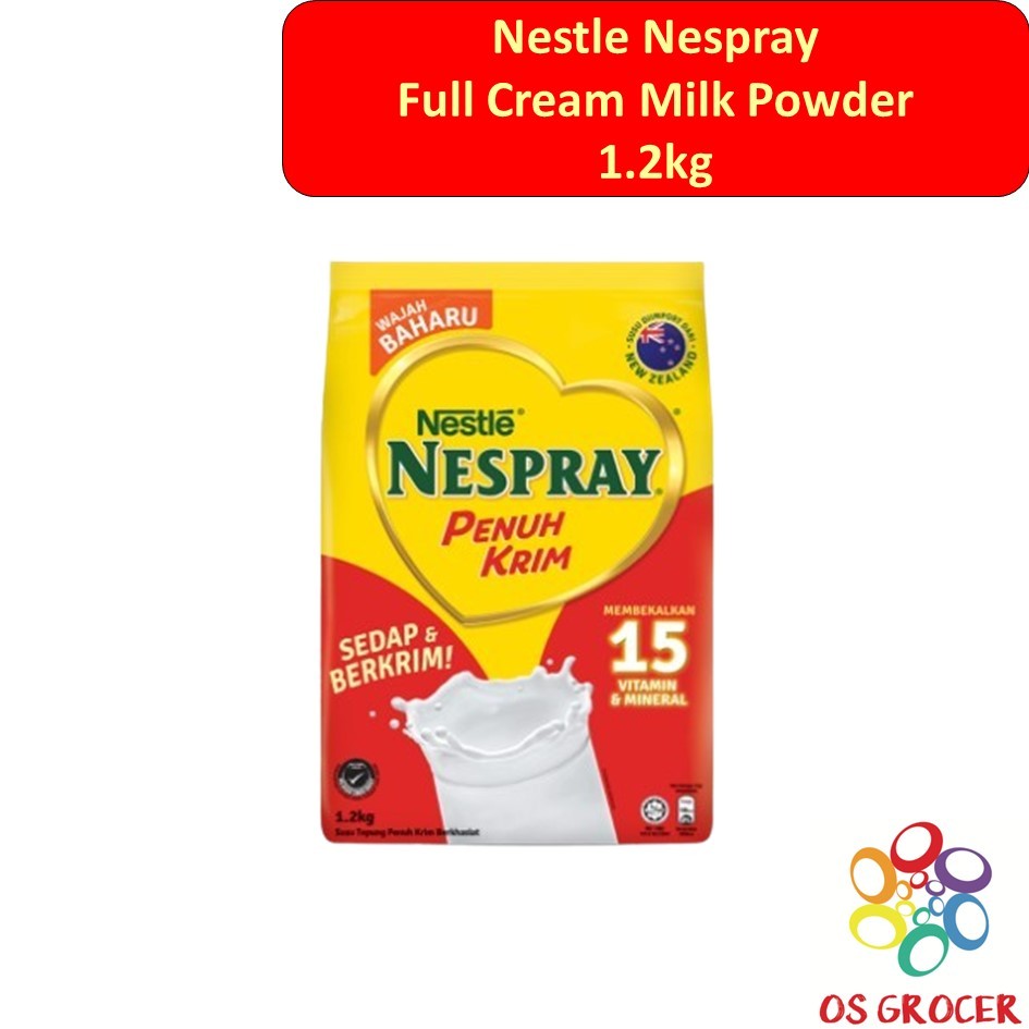 Nestle Nespray Full Cream 1.2kg | Shopee Malaysia