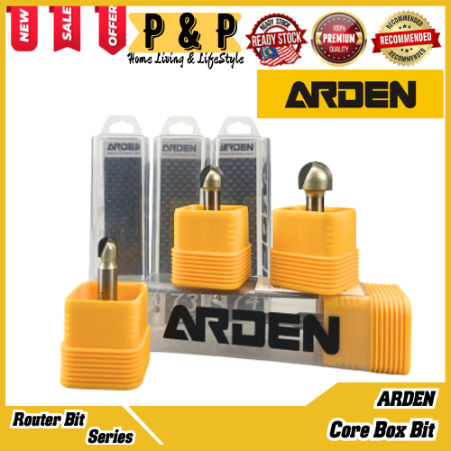 ARDEN Router Bit - Core Box Bit ( #72 / #73 / #74 ) | Shopee Malaysia