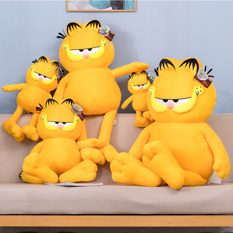 Standing Garfield Plush Toy Cartoon Cute Cat Kitten Soft Sleep Plushie ...