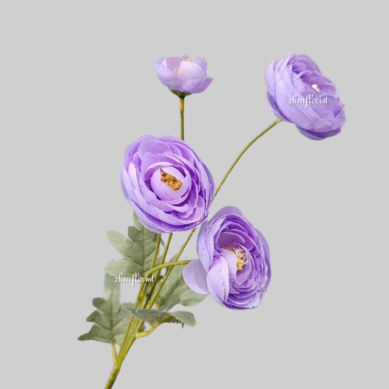 (4FLOWERS) LOTUS CAMELLIA Artificial Fake Flower Bouquet Living Room ...