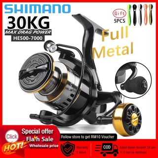 Metal Surf Spinning Reel SHIMANO Ultra Light Bc Bass Tool Kekili Pancing  Snap Mesin Casting Baitcasting Alat Memancing