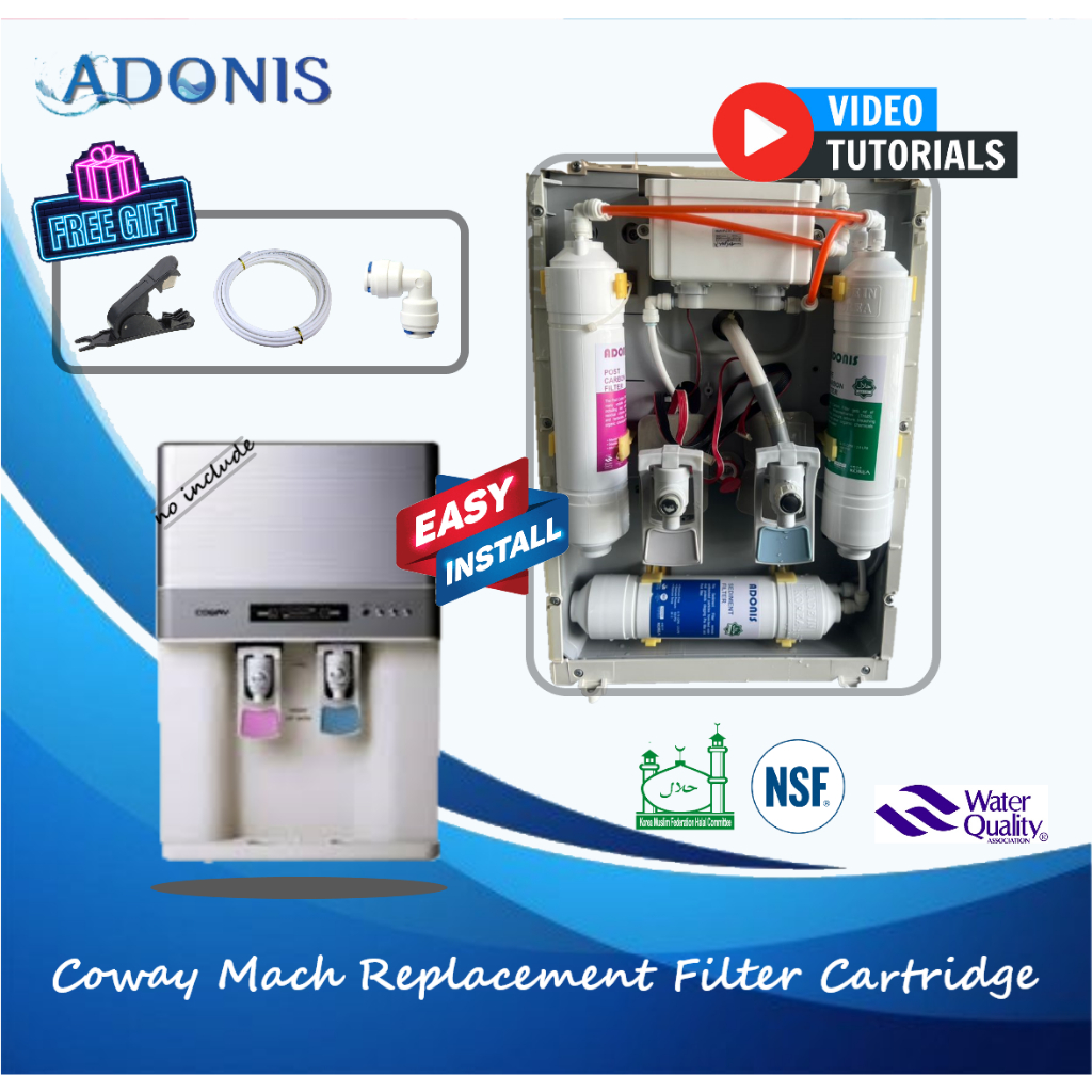 Coway Mach Dispenser Repalcement Filter Mild Alkaline By Adonis Halal ...