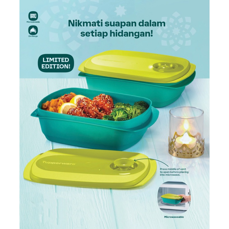 Tupperware Reheatable Lunch Box 1.25L (1pcs) | Shopee Malaysia