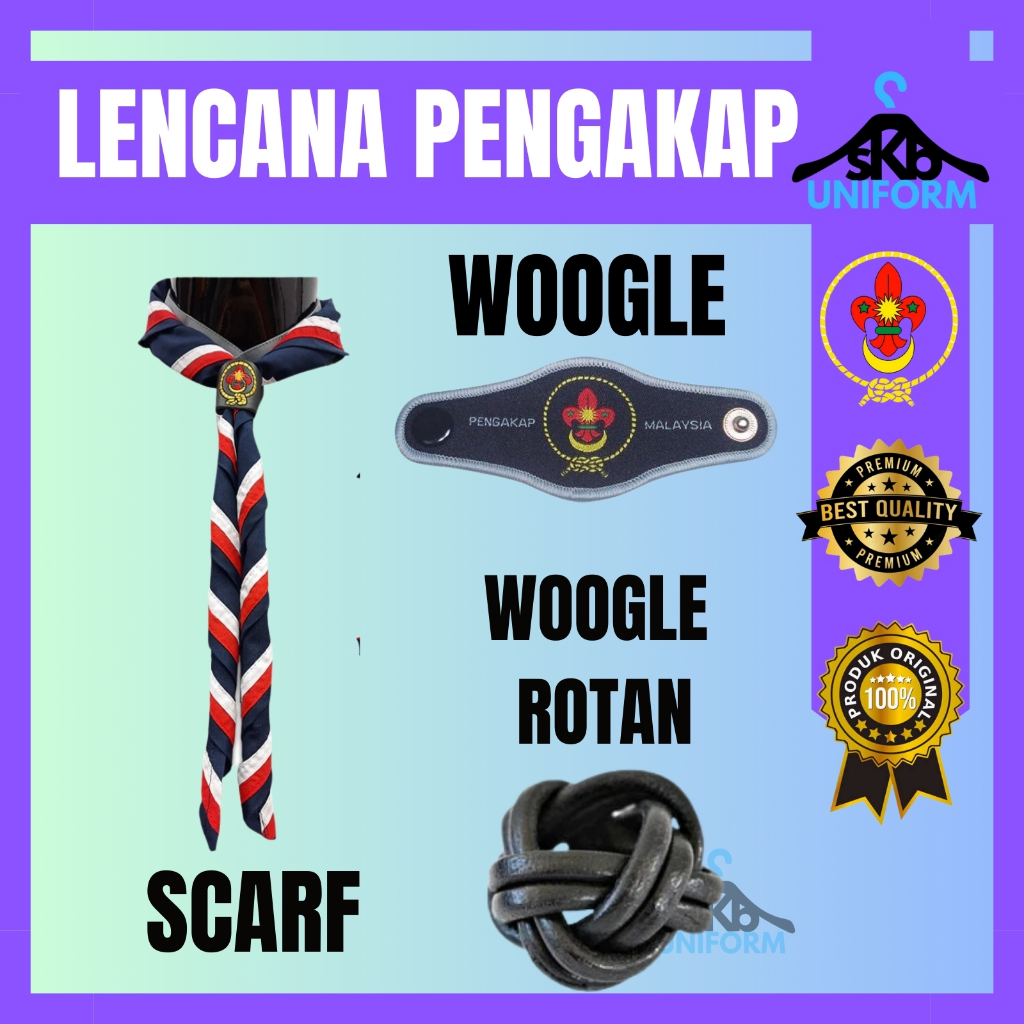 Pengakap Scarf And Woogle Pengakap Accessories Shopee Malaysia