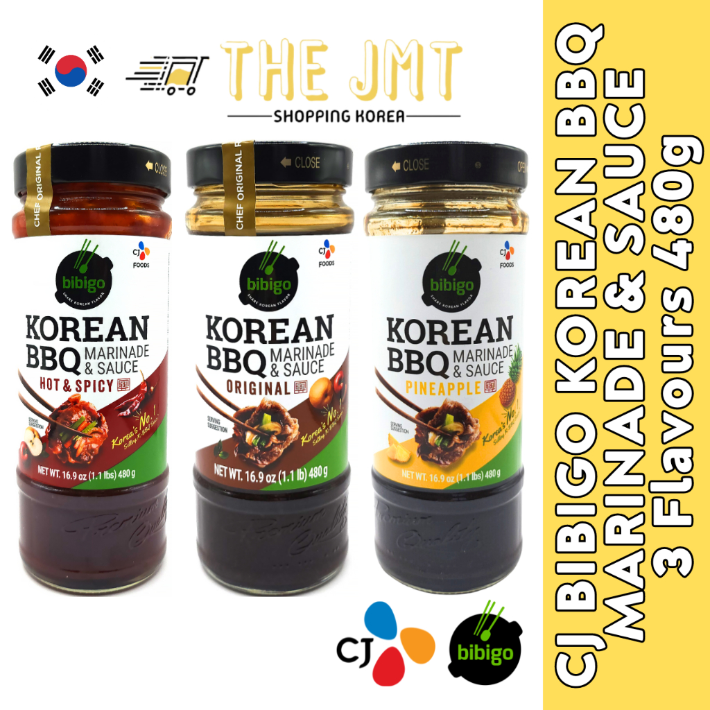 CJ Bibigo Korean BBQ Sauce Marinade Original(Bulgogi) / Pineapple / Hot
