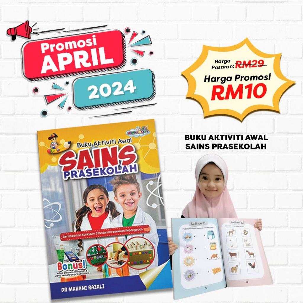 BUKU AKTIVITI AWAL SAINS PRASEKOLAH | Shopee Malaysia