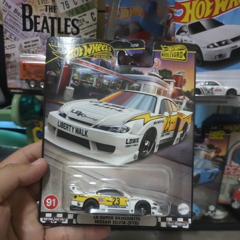 Hot wheels silvia lbwk s15 ( japan sticker) | Shopee Malaysia