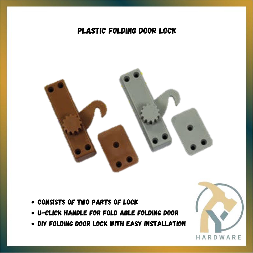 Plastic Folding Door Lock | Shopee Malaysia