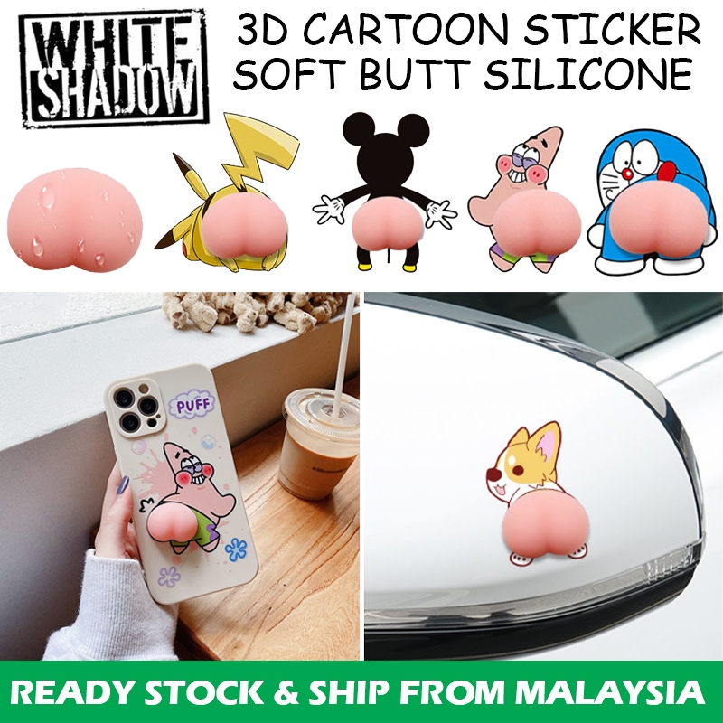 3D Sticker Squishy Sticker Car Bumper Car Door Protection Sticker For ...