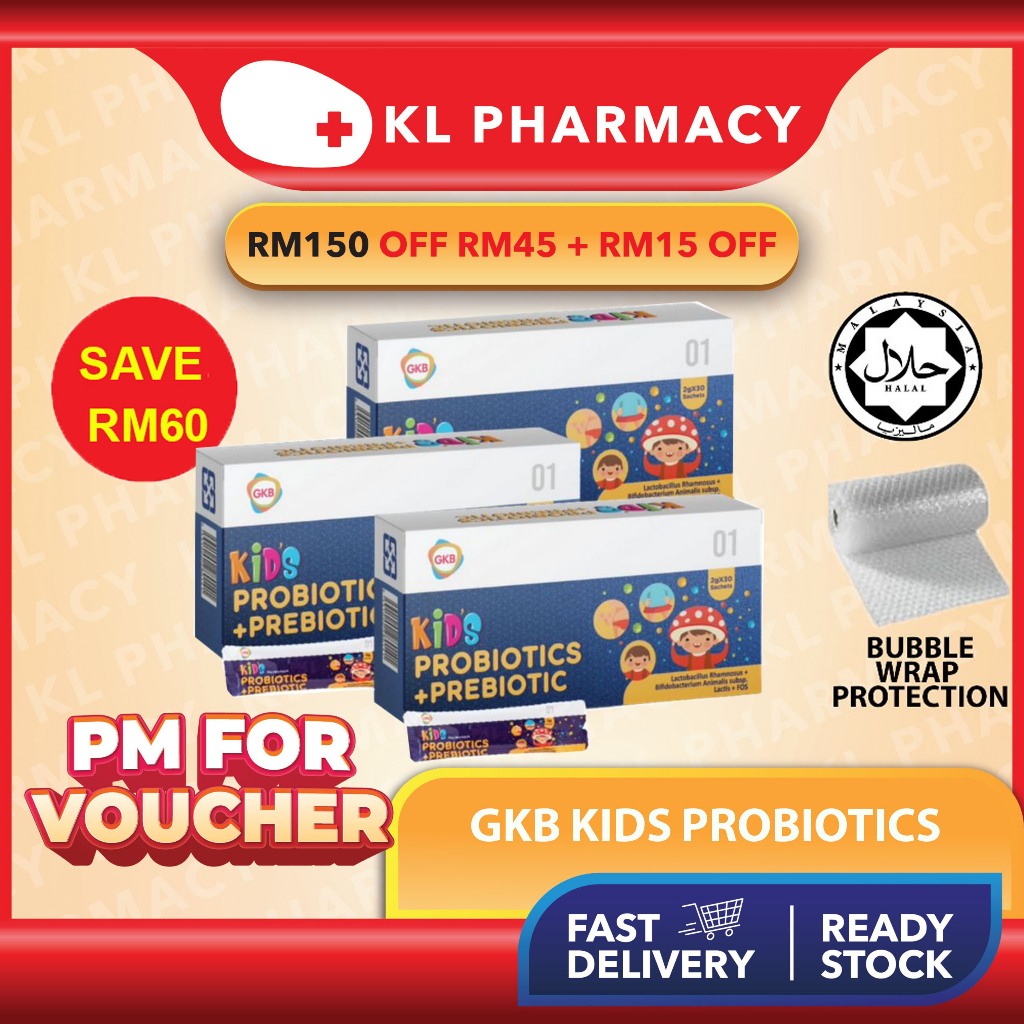 [KL PHARMACY] GKB Kids Probiotic+Prebiotic 2g x 30s | Shopee Malaysia