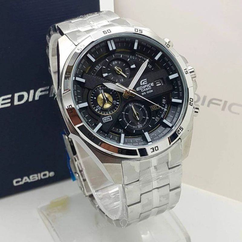 Casio Edifice EFR 556 Chronograph Leather Watch For Men Shopee Malaysia