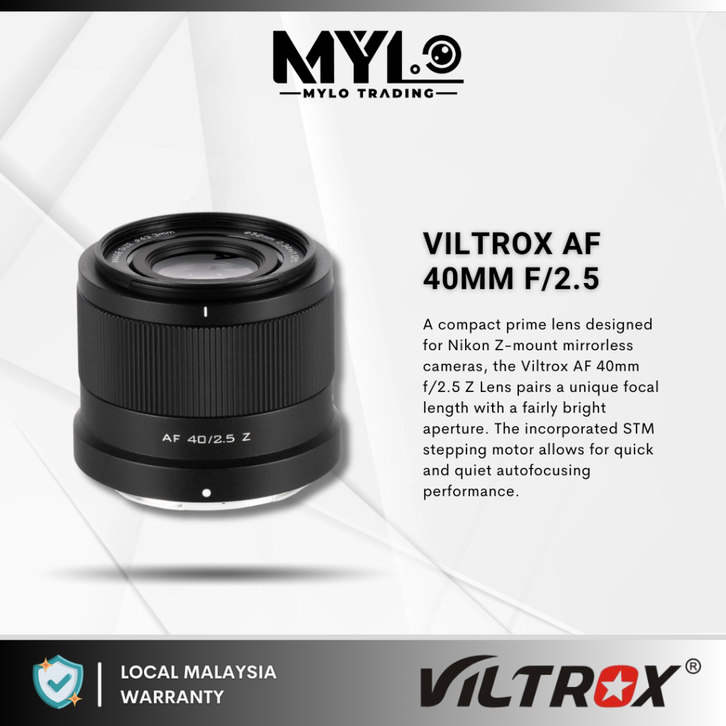 Viltrox AF 40mm f/2.5 Z Lens (Nikon Z) | Shopee Malaysia