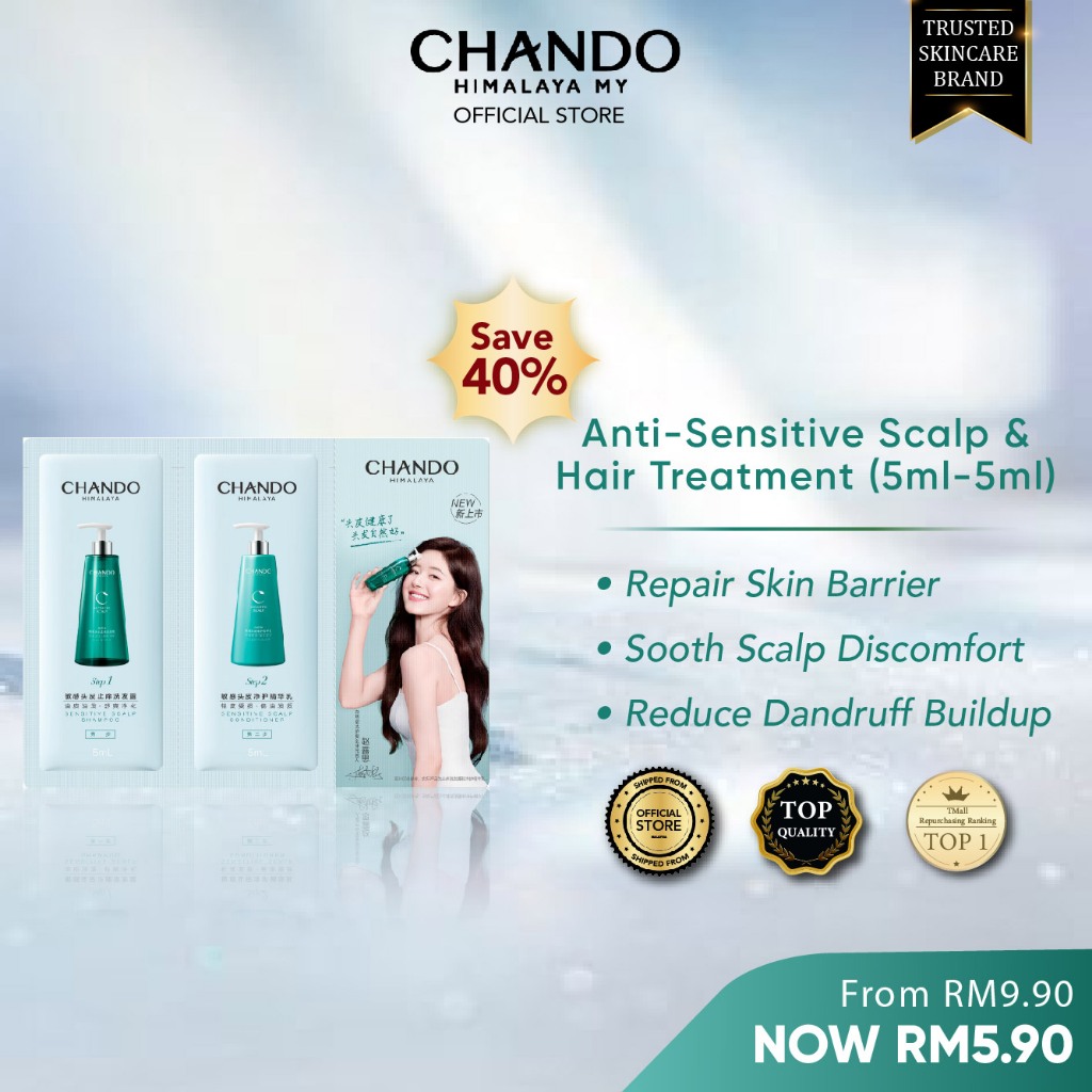 CHANDO Himalaya Anti-Sensitive Scalp & Hair Treatment Shampoo Sachet ...