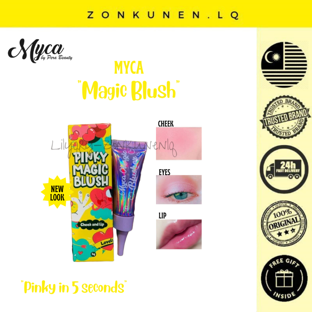 MYCA PINKY MAGIC BLUSHER NEW LOOK (READY STOCK KL) | Shopee Malaysia