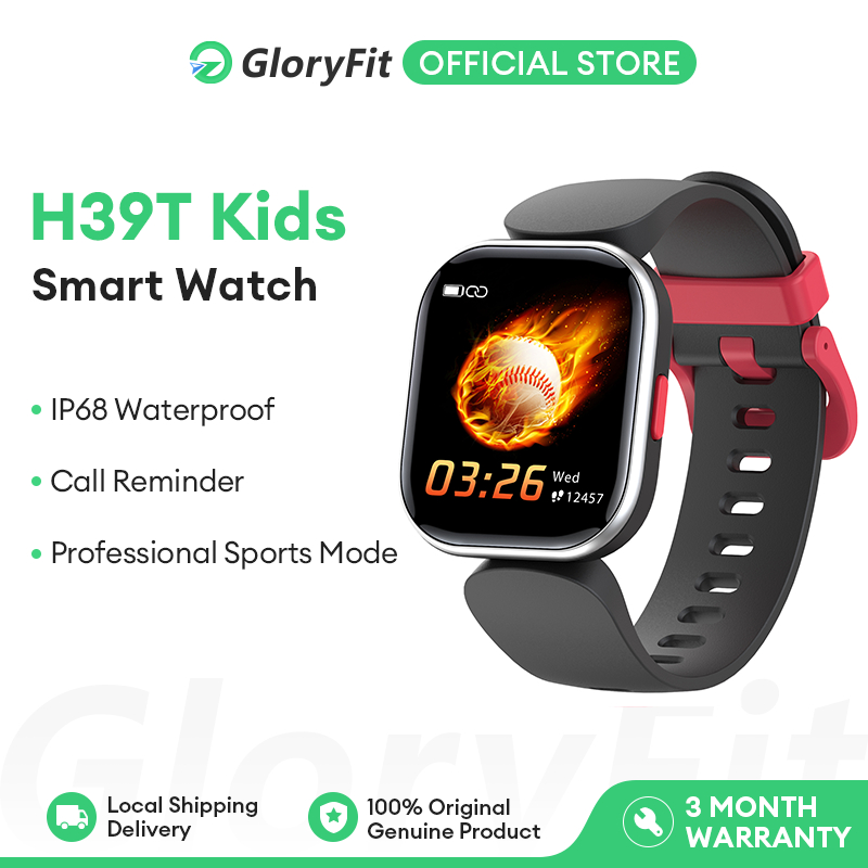 GloryFit H39T Smart Watch Kids IP68 Waterproof Body Temperature Sleep Detector Sports Kids Watch