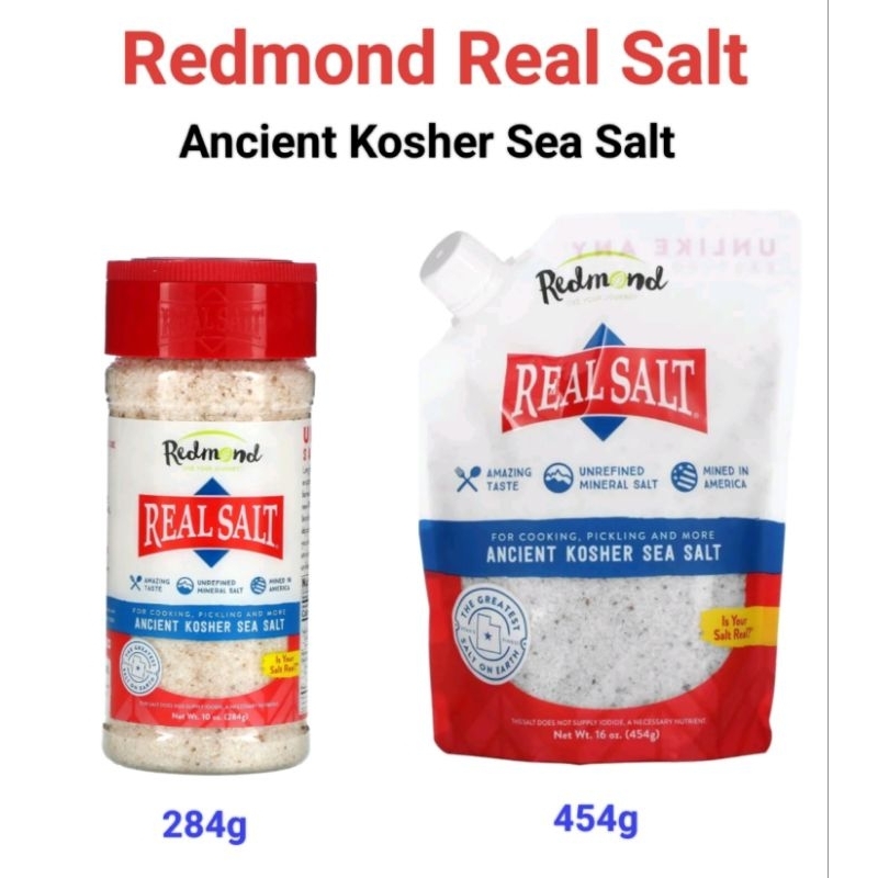 Redmond Trading Company, Real Salt, Ancient Kosher Sea Salt, 10 oz (284