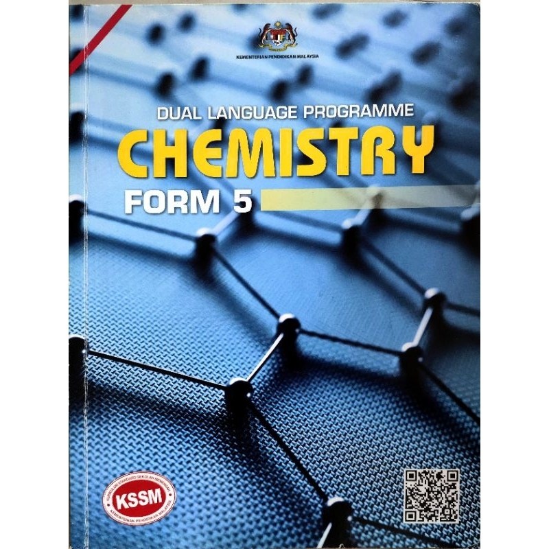 Chemistry Textbook Form 5 Kssm Dlp Buku Teks Kimia Tingkatan 5 Pre Owned Book Shopee 7453