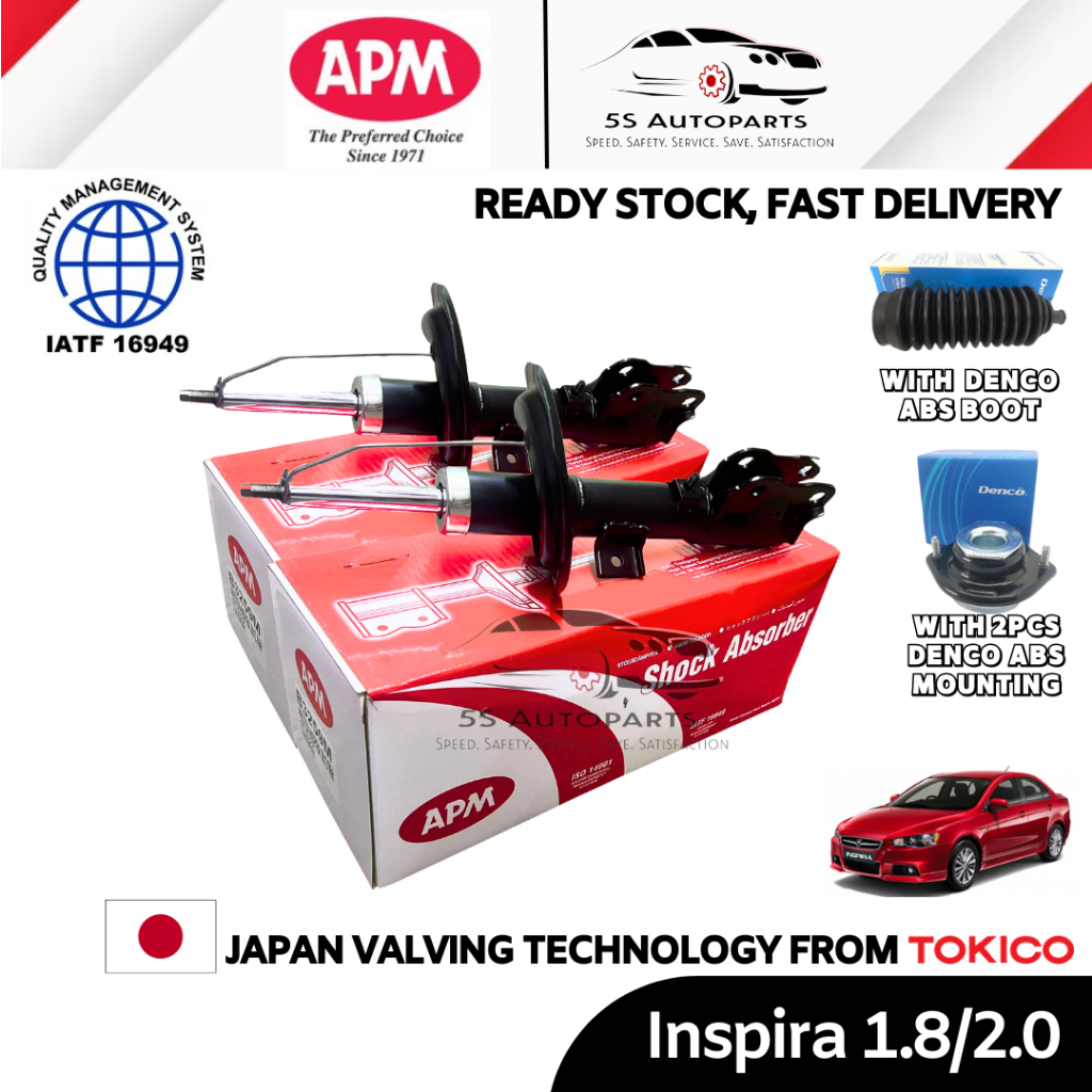 APM Proton Inspira 1.8/2.0 Front (Depan) & Rear (Belakang) Gas Shock ...