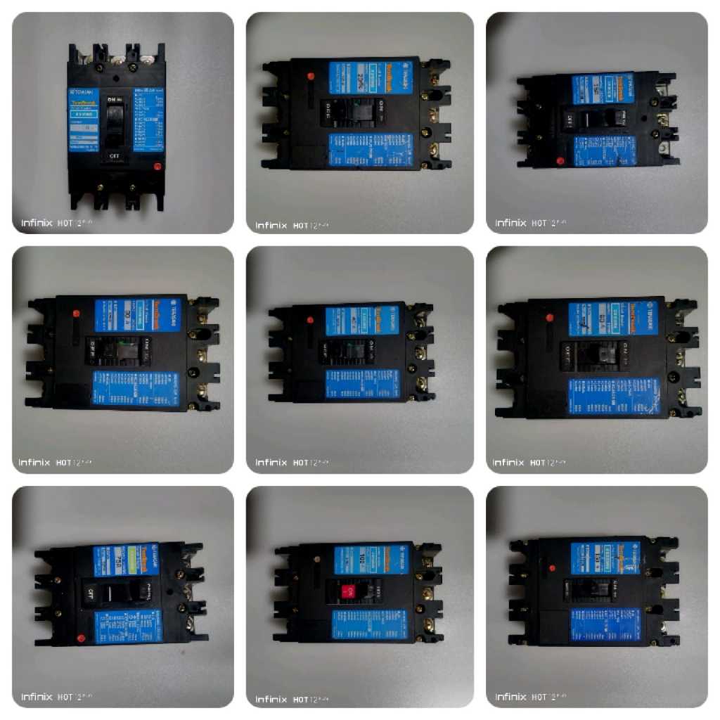 Circuit Breaker 3Pole MCB 10A / 15A / 20A / 30A / 40A / 60A / 75A ...