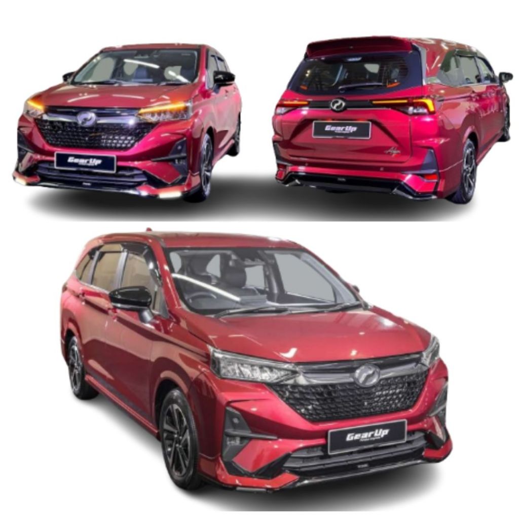 PERODUA ALZA 2022 2023 GEAR UP OEM PP ORI MATERIAL FRONT N REAR SKIRT ...