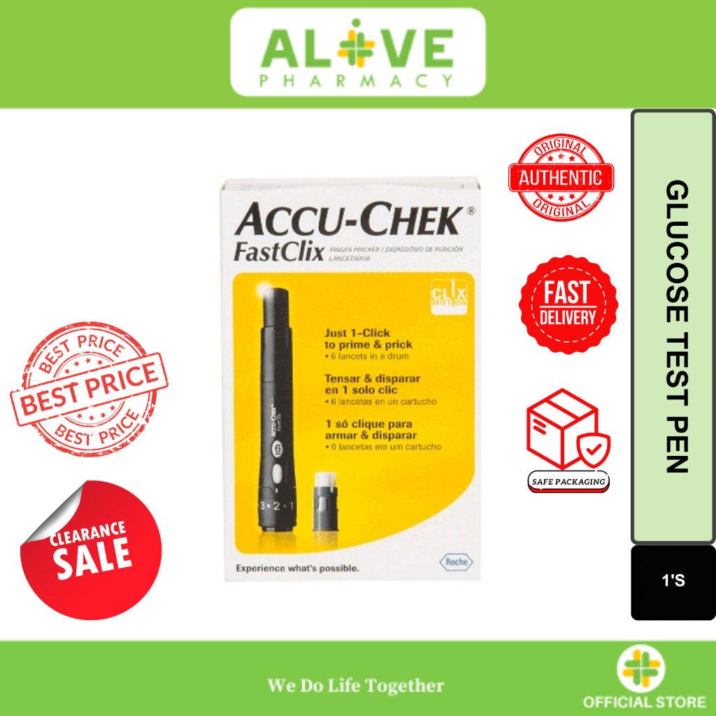 ACCUCHEK FASTCLIX KIT LANCET EXPIRY JUNE 2024 Shopee Malaysia