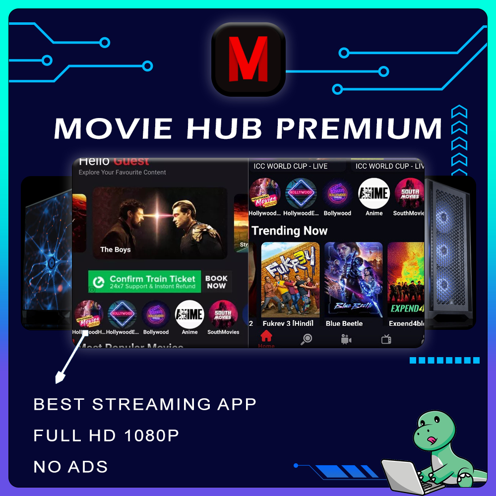 Muvie Hub For Android Mod APK ⚡ NO ADS ⚡ BEST STREAMING APPS ⚡ FAST ...
