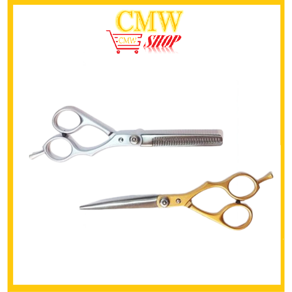 HAIRART Hair Cutting Scissors Or Teeth Scissors (Color Random) | Shopee ...