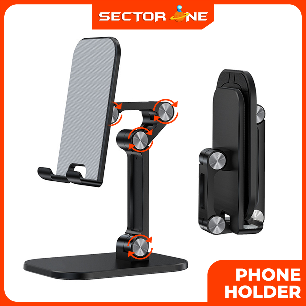 Supporto Telefonico Pieghevole Regolabile 0-150° – Base Antiscivolo, Compatibile Con Tutti Gli Smartphone E Tablet