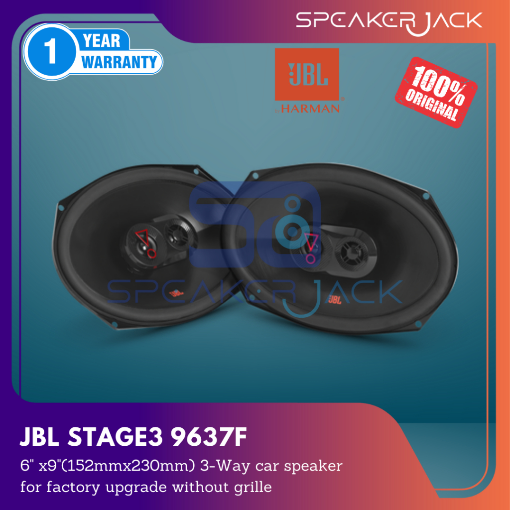 JBL Stage3 9637F | 6" x 9" 3-Way Speaker (Without Grille) | Shopee Malaysia