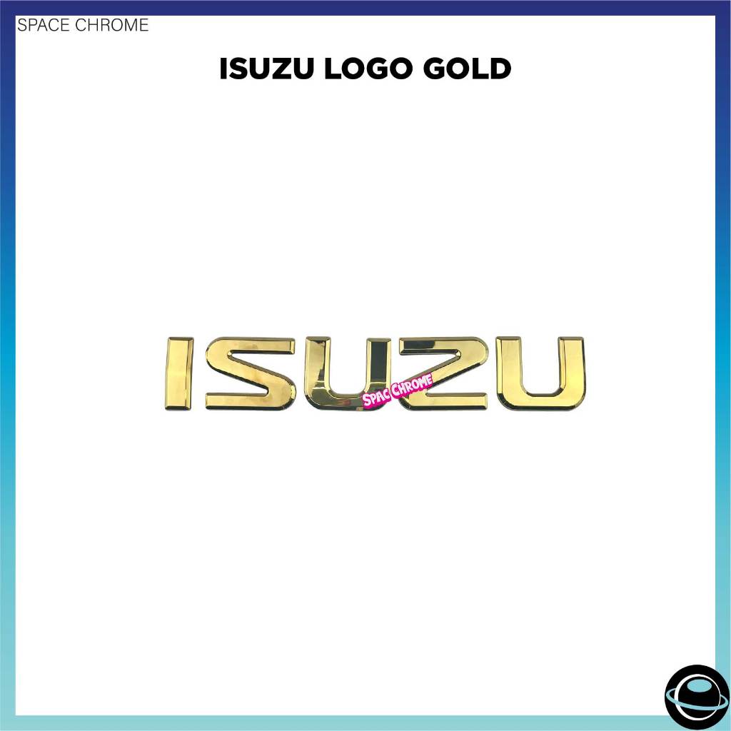 ISUZU LOGO GOLD ISUZU MARK LOGO EMBLEM GOLD | Shopee Malaysia