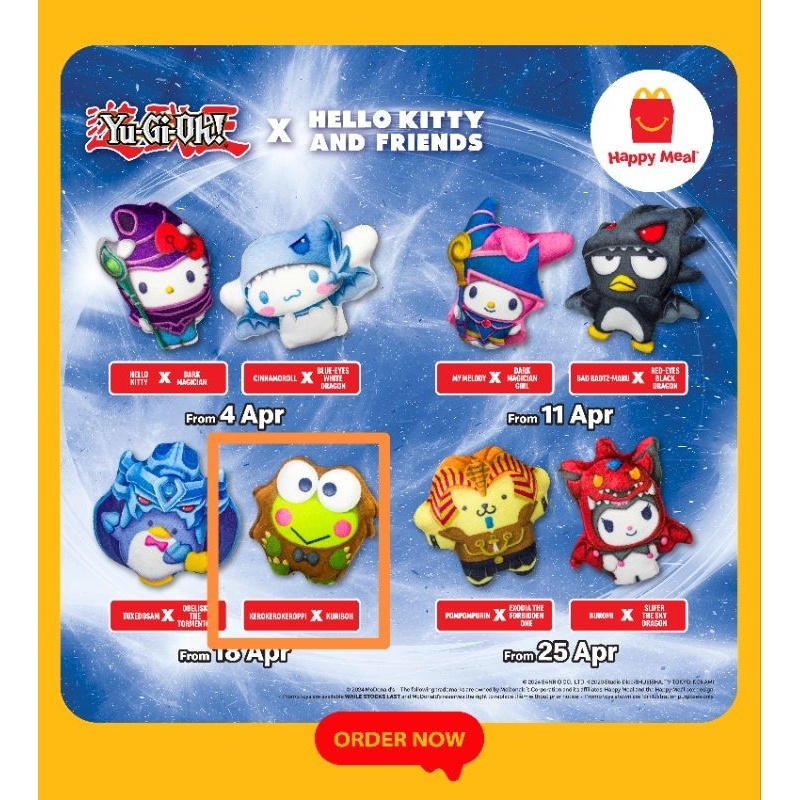 (WH Hobby) McDonald's Yu-Gi-Oh x Hello Kitty and Friends ...