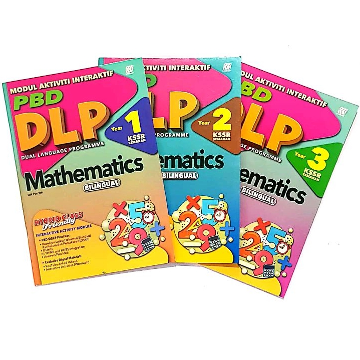 [ Sasbadi ] Modul Aktiviti Interaktif PBD DLP Mathematics Year 1-4 2024 ...