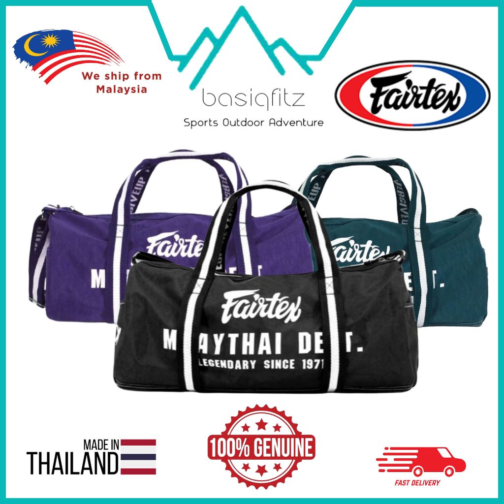 Fairtex BAG9 レトロスタイル バレルバッグ グリーン ジムバッグ Fairtex BAG9 Barrel Bag - Retro Style | Muay Thai Direct