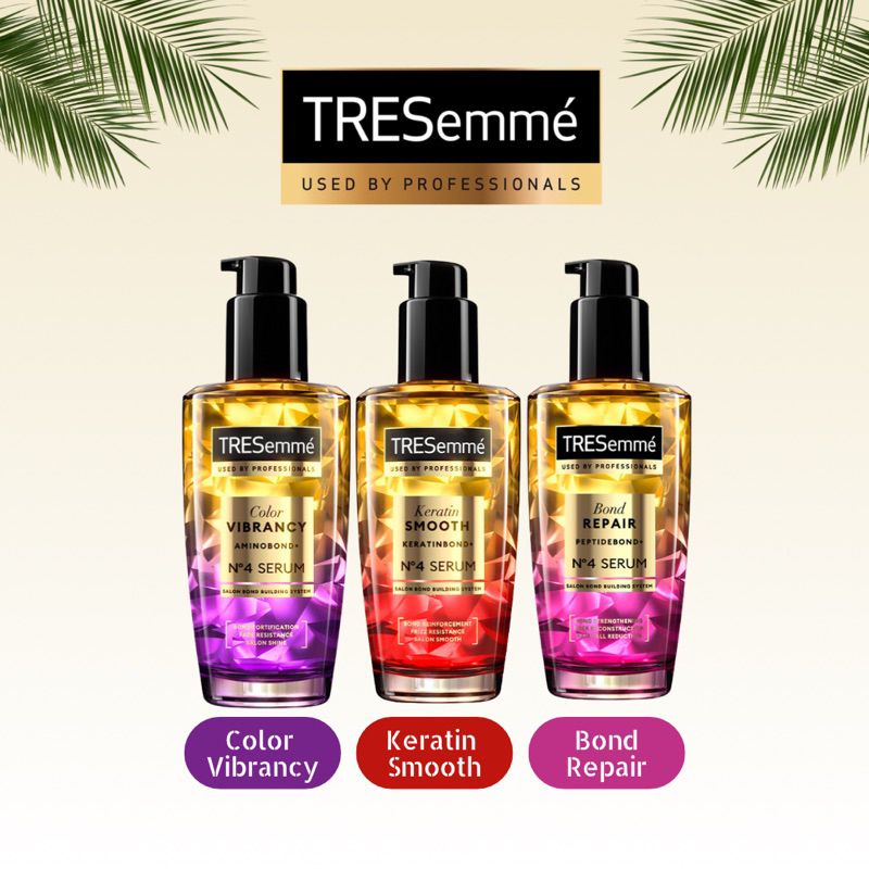 Tresemme Hair Serum 100ml Color Vibrancy Keratin Smooth Bond