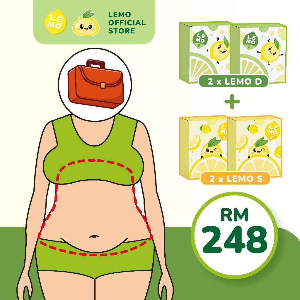 【官方店铺】忙碌型lemo瘦身产品Package配套 | Shopee Malaysia