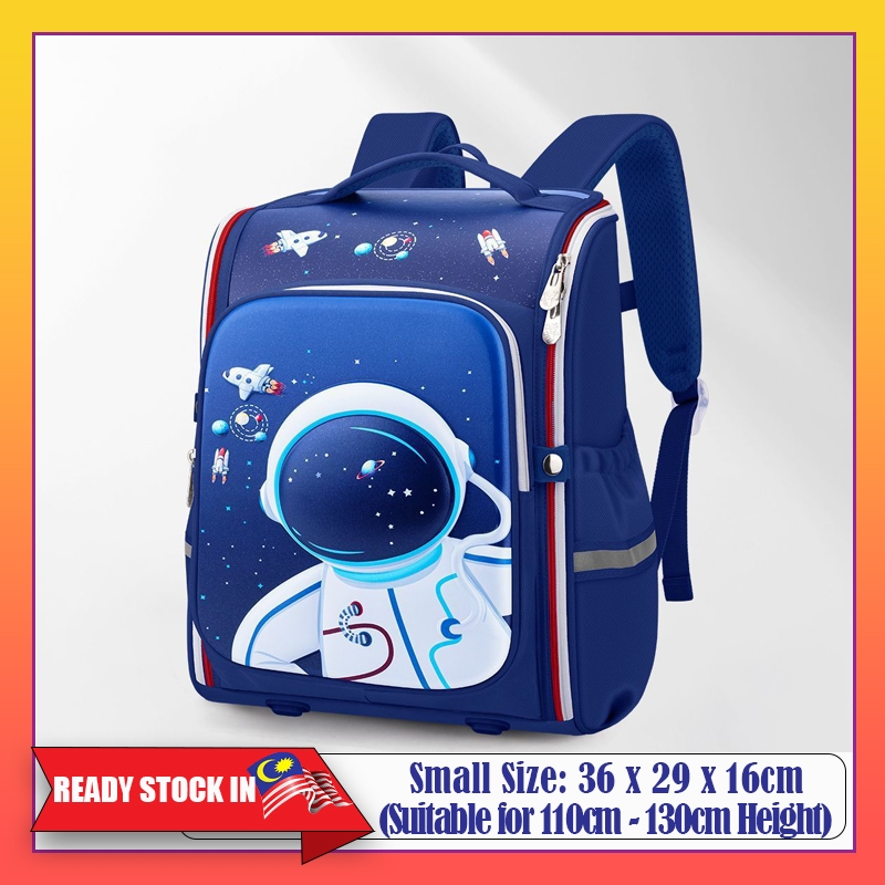 Unicorn Astronaut Angkasawan Dinosaur Dinasour 3D school bag beg ...